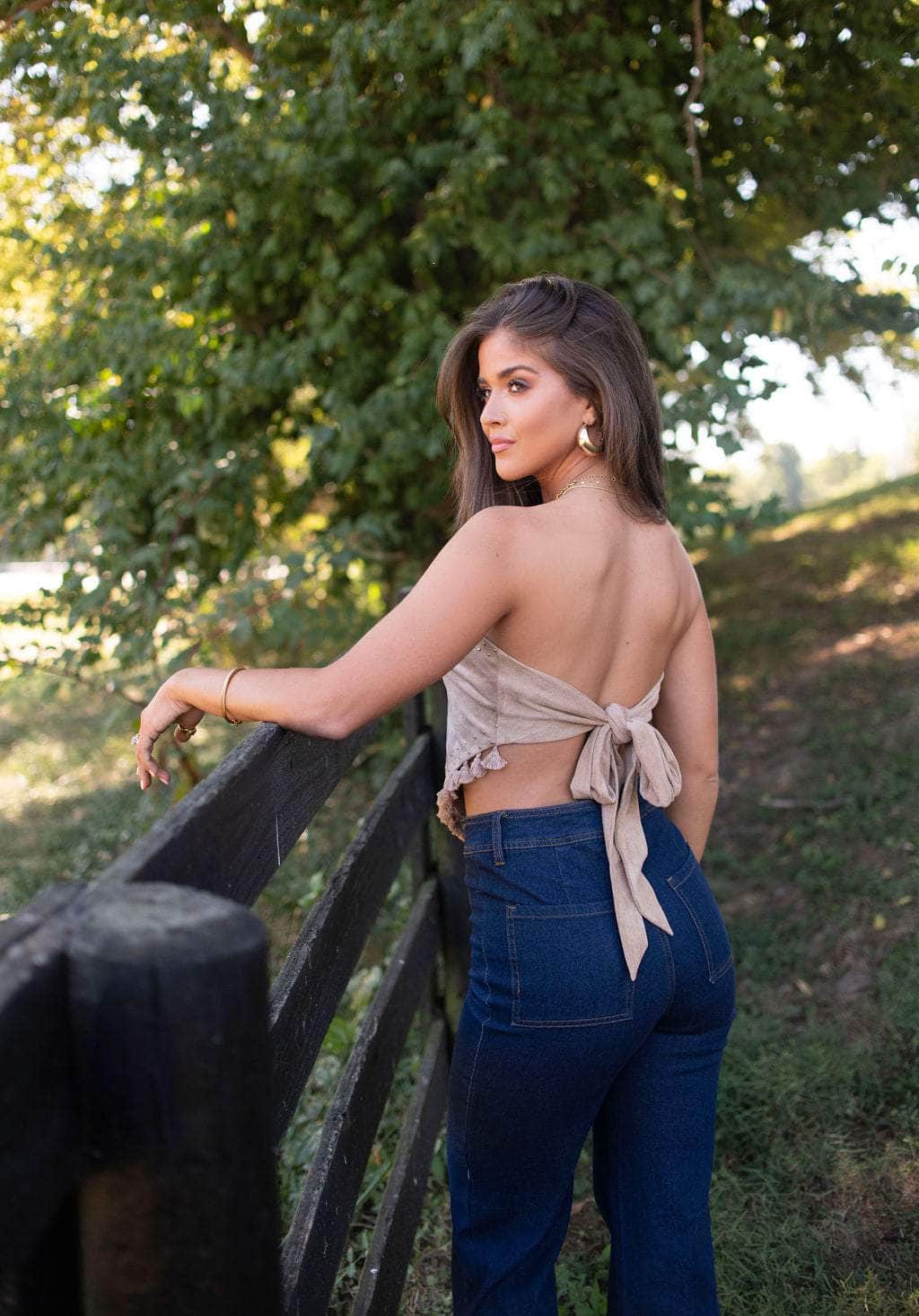 Rodeo Diva Tie Back Top