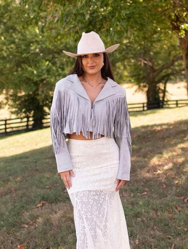 Boho Soul Faux Suede Jacket