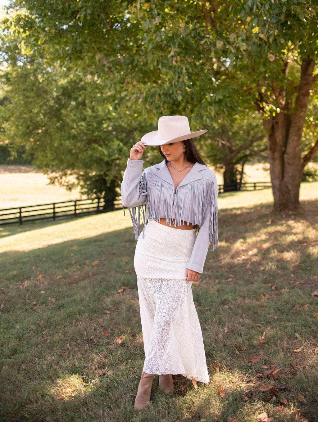 Boho Soul Faux Suede Jacket