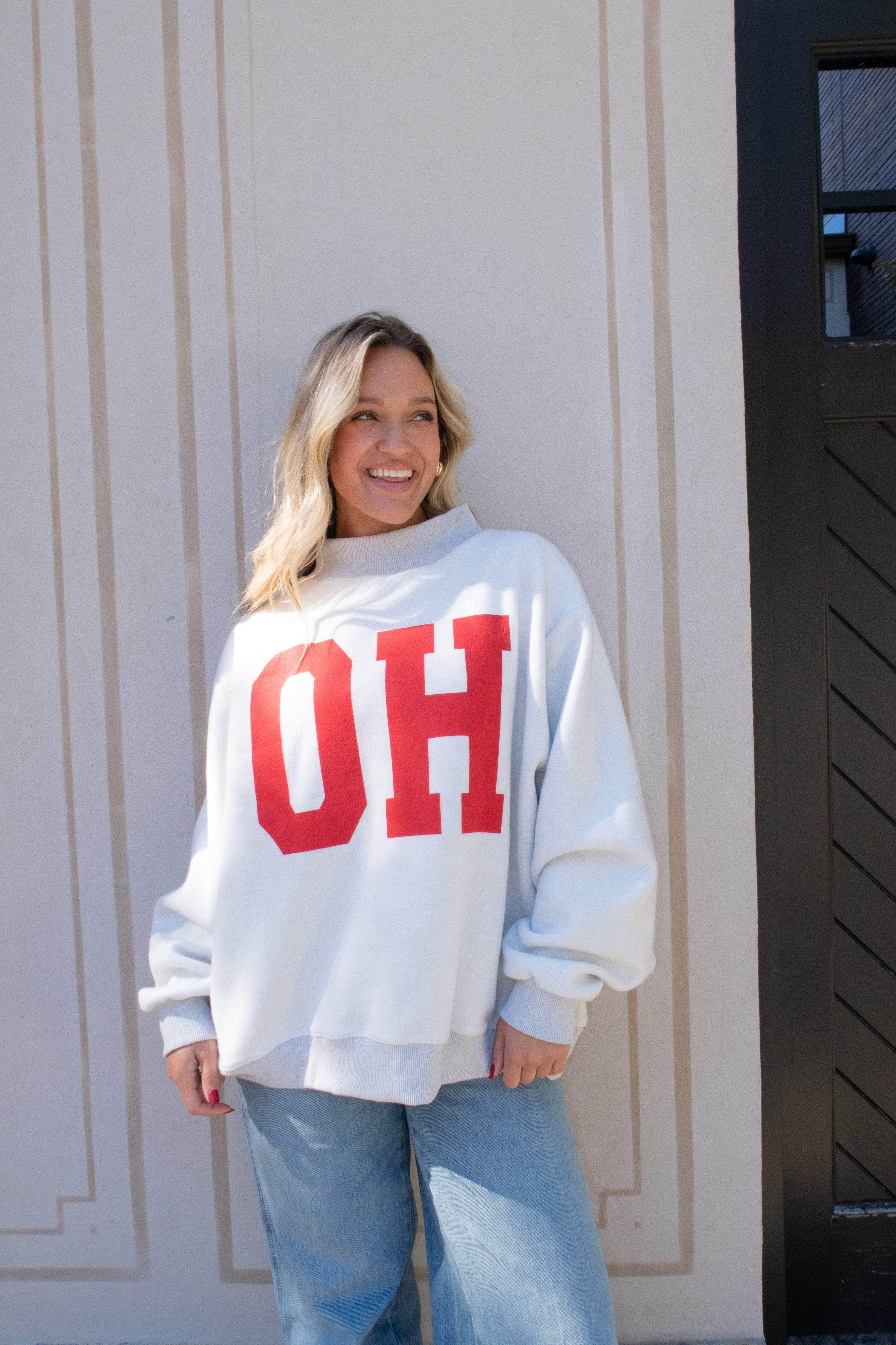 Ohio Reversible Mockneck Sweatshirt
