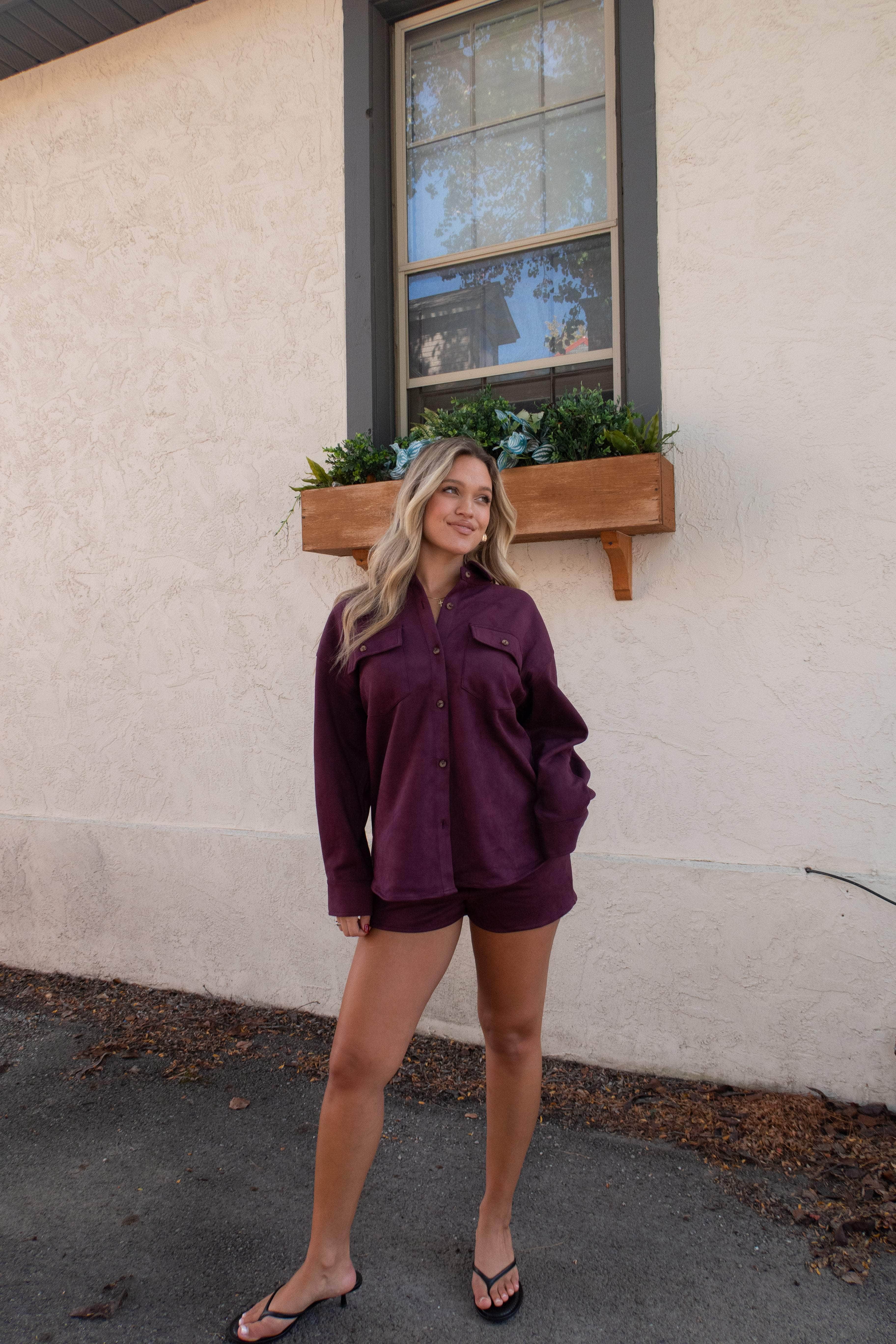 Favorite Season Suede Shorts