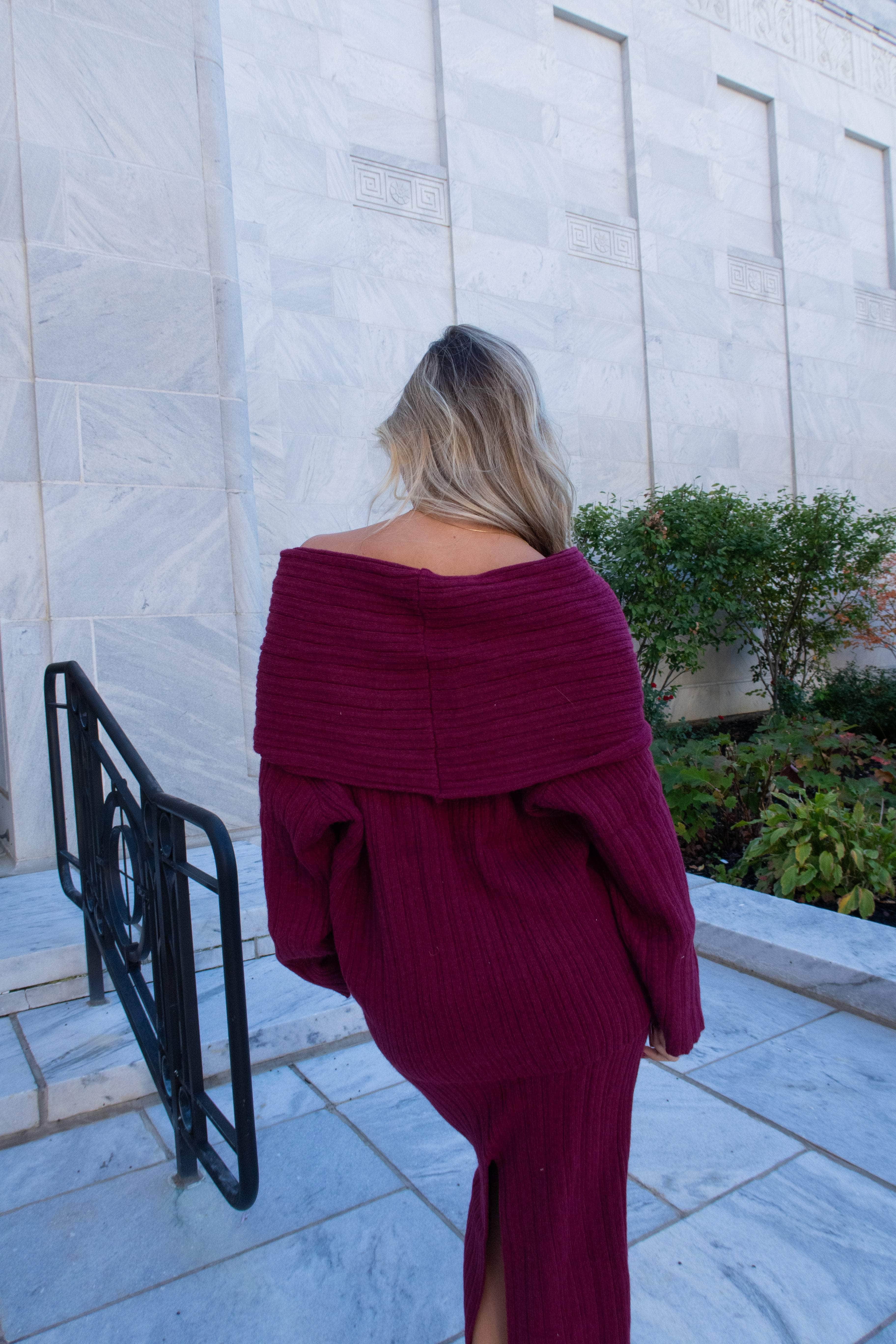 Harvest Wine Sweater