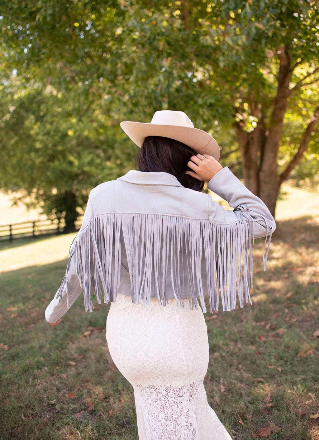 Boho Soul Faux Suede Jacket