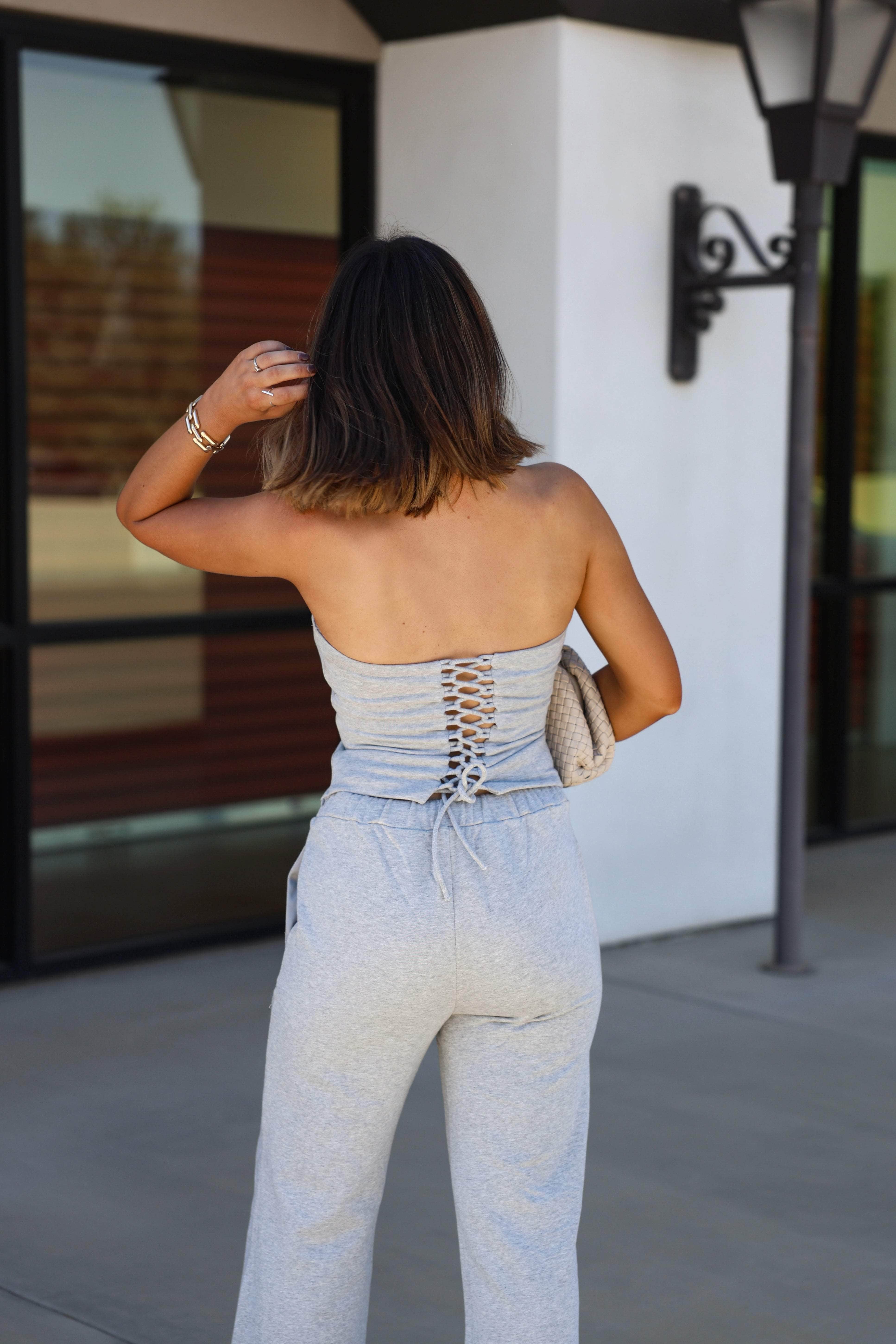 Effortlessly Extra Bustier Top