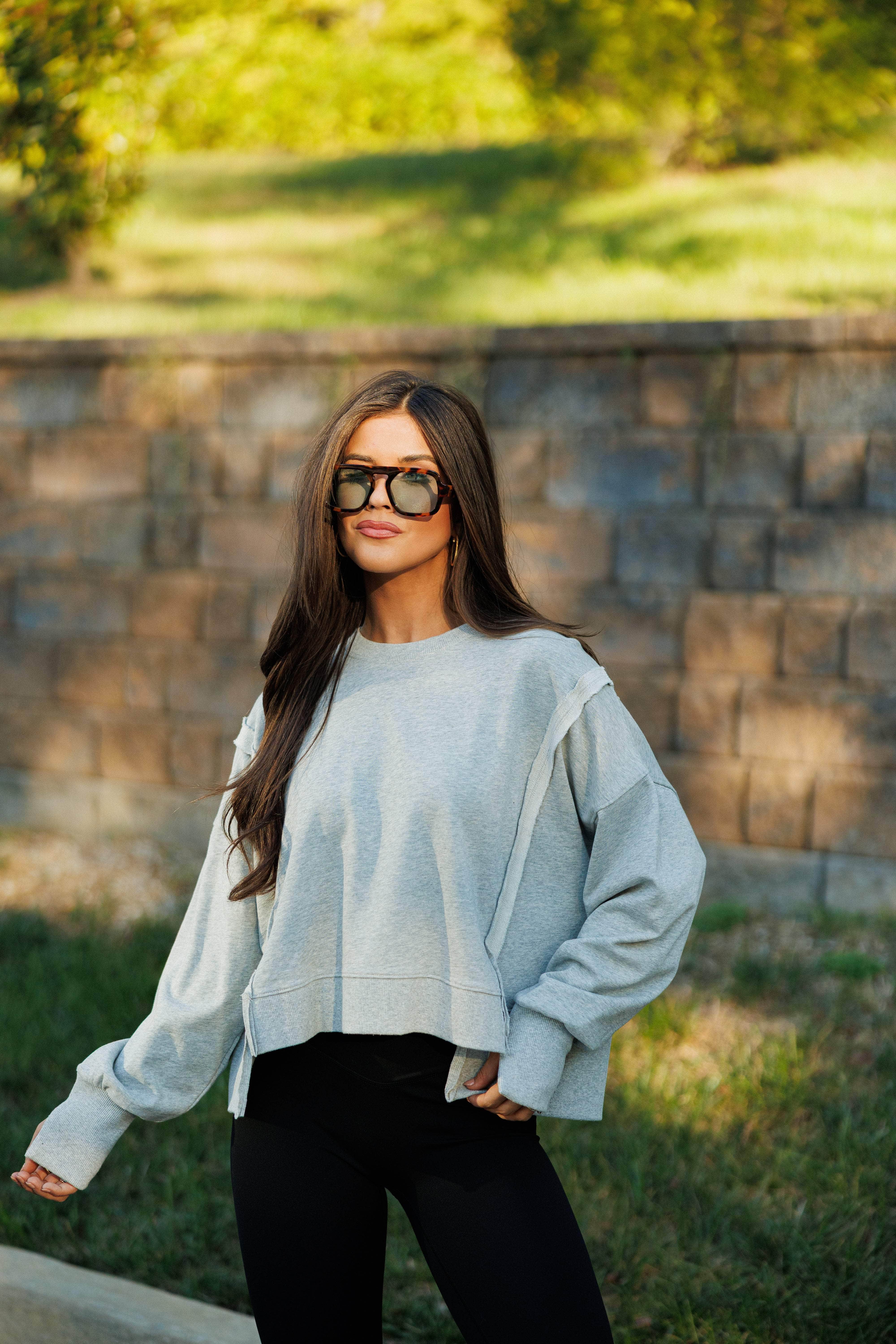 Early Riser Cropped Sweatshirt